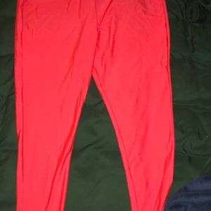 NWT Torrid neon coral liquid leggings size 3